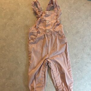 Carter's Light Pink Ruffled Romper
